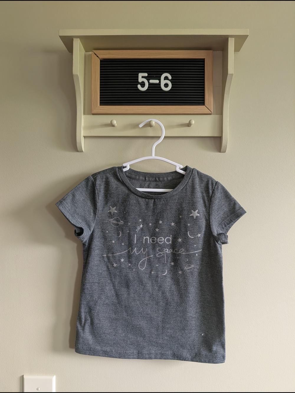 BCBGirls Gray Graphic Short-Sleeve Tee - Space Design